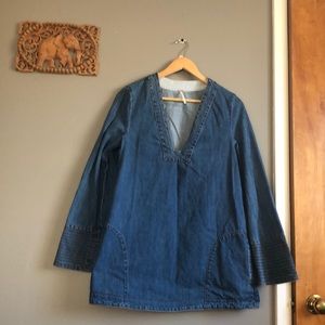 Free People denim tunic